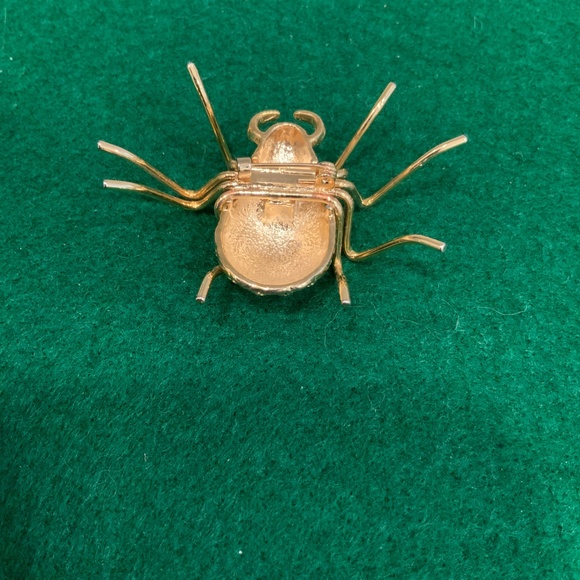 Vintage Gold Tone Spider Brooch / Pin - Picture 5 of 5